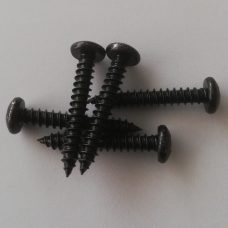 Particle Board Screw galvanized black (DIN 7981)
